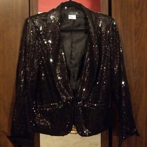 Sequin Blazer
